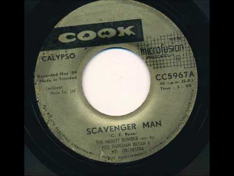 MIGHTY BOMBER "Scavenger Man" Calypso 45 rpm