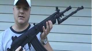 preview picture of video 'Eastern Iowa Airsoft: Cybergun Galil Test Fire'