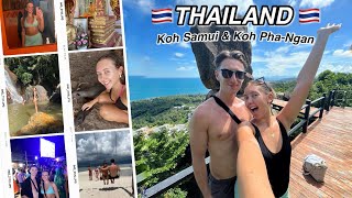 TRAVEL DIARIES ep. 5 Pig island, Full Moon Party & Waterfalls! THAILAND 2023