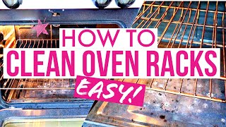 HOW TO CLEAN OVEN RACKS! (Super Easy Way!!)/ Cleaning Motivation / Clean with Me /MomPreneur