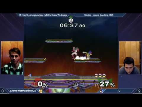 PJ (Falco) vs. GWM420 (Fox, C. Falcon, Marth) - MMOM86 LQF