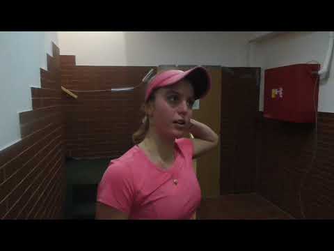 Šárka Richterová po porážce ve finále kvalifikace Jablonec Indoor Open 2017