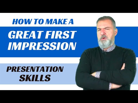 第一印象超重要！要怎麼避免一開口就讓人想逃跑？快來看看吧！（How to make a great first impression - PRESENTATION SKILLS）