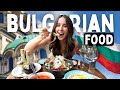 THIS IS BULGARIAN FOOD? (Sofia Bulgaria Food Tour)