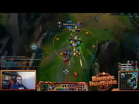 League of Legends: Jogadas que vemos no Bronze4! Triple Humilde de Urgot!
