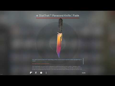 Stattrak Fn Inheritance Steam Community :: Video :: Unboxing Stattrak FN Paracord Knife Fade on ...