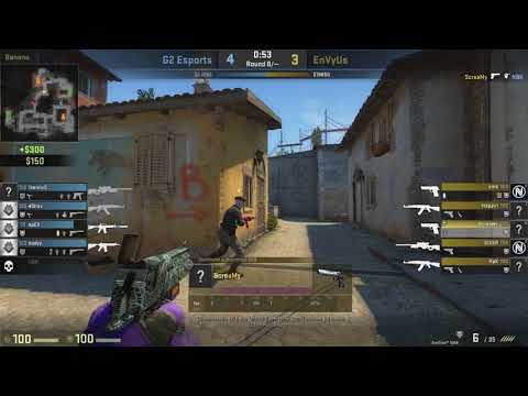 EnvyUs Scream Peeks and DESTROYS NBK DEAGLE vs AWP Inferno @ ESL NY 2017 QUALIFIER