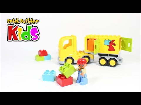 Vidéo LEGO Duplo 10601 : Le camion de livraison