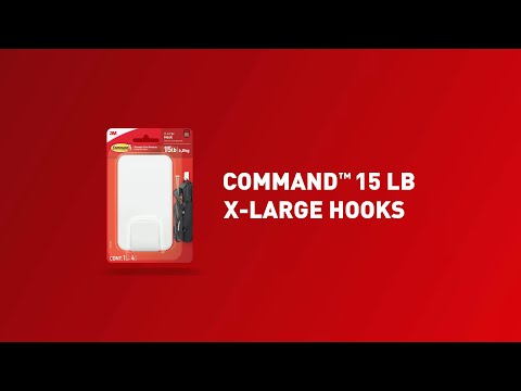 Command™ X-Large Heavyweight Hooks – No Tools Required to Install – Style That Sticks™