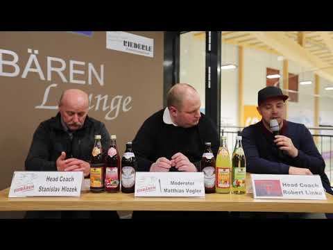 01.02.2019 Pressekonferenz: ESV Burgau - VfE Ulm/Neu-Ulm