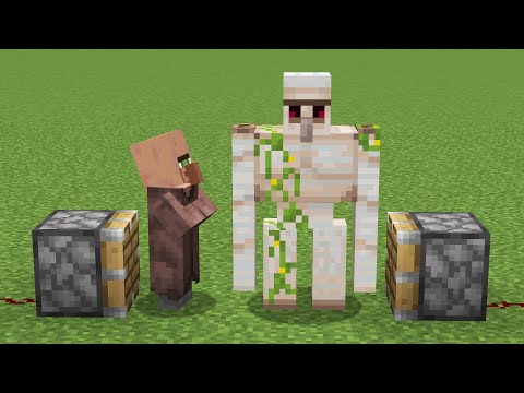 villager + iron golem = ???
