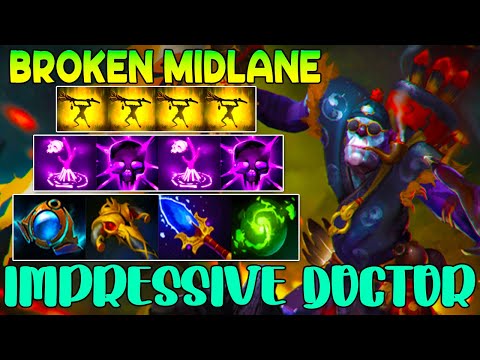 IMPRESSIVE WITCH DOCTOR -  BROKEN MIDLANE - BEYOND SAVAGE - DOTA 2 GAMEPLAY