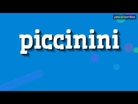 PICCININI - HOW TO PRONOUNCE IT!?