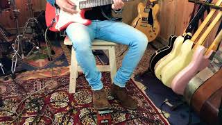 Video thumbnail for Testing Zakk Wylde Rotovibe Pedal Dunlop ZW357 with 62 Stratocaster Fiesta Red by Abrildel85
