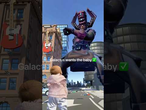 Galactus really tried to riz up a baby 💀 #vrchat #Marvel #Galactus #Meme #Viral