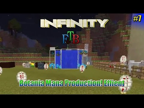 EFFICIENT MANA PRODUCTION - Minecraft Mods- FTB INFINITY Ep8
