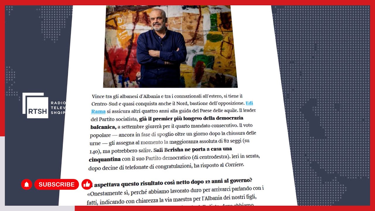 Fitorja e PS-së në zgjedhjet e 11 majit, mesazhi i Melonit, Rama ‘thyen heshtjen’ për “Corriere della Sera”: E prisja rezultatin, punuam shumë  
