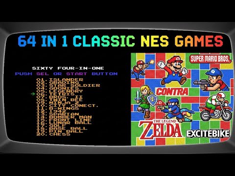 NES 64 in 1 Gameplay : Every Game Tested & Played!
