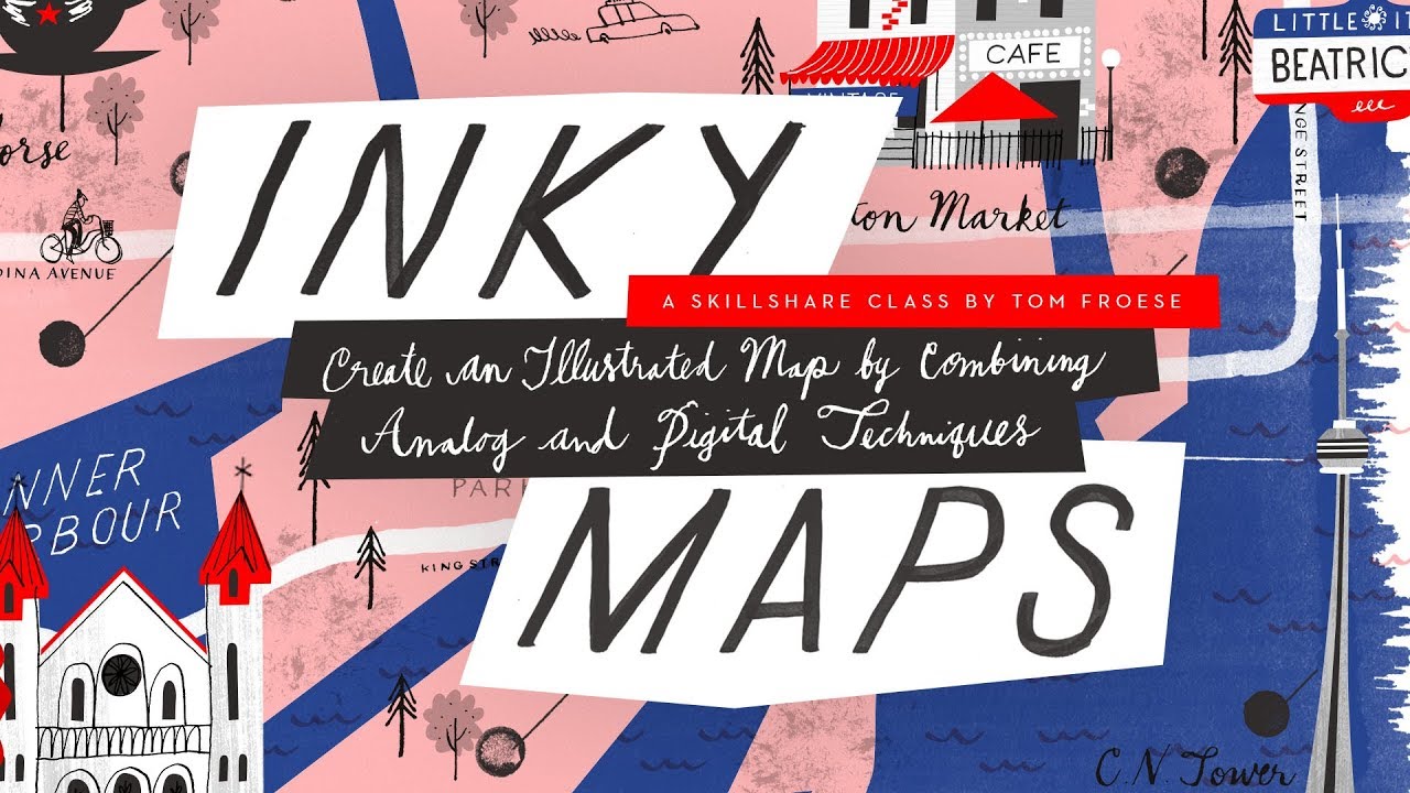 Inky Maps: Create a Beautiful Illustrated Map