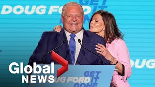 Ontario election 2022: Doug Ford's Progressive Conservatives win another majority government | FULL