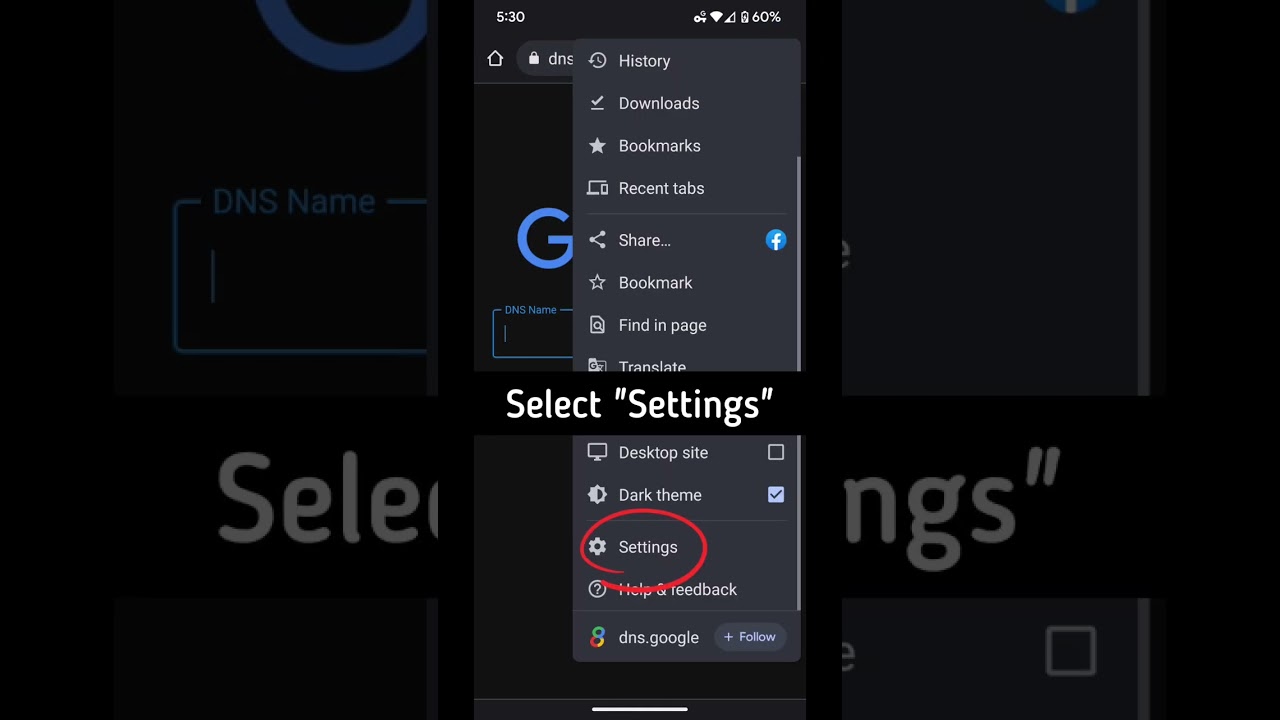 How to choose DNS for Chrome