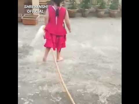 Shreyanshi in Garden with flowers..