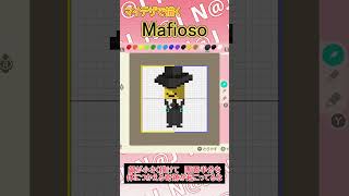 【あつ森】ロブロックスからマフィオソをマイデザインで描いてみた【マイデザイン】＃shorts #あつ森#ロブロックス