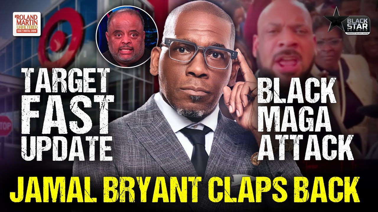 Pastor Jamal Bryant talks TARGET FAST and ATTACK on him by Black MAGA minions