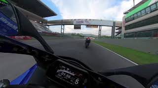 Marvin Fritz Onboard Mugello | Standard Yamaha R1 | 1:55.7