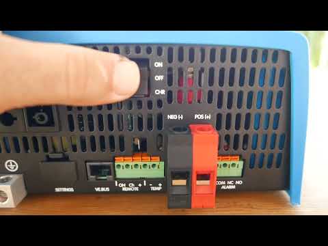 We show you a Victron Multiplus 24/800 inverter and explain application examples.