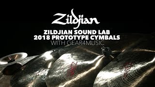 Zildjian Sound Lab 2018 Prototype Cymbals with Gear4music
