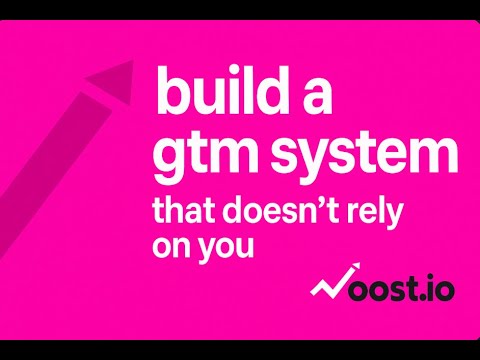How to Build a GTM Machine That Runs Without You (Even If You’re the Only Closer)