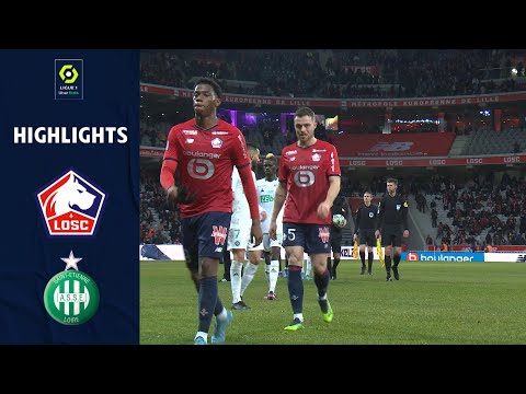 LOSC LILLE - AS SAINT-ÉTIENNE (0 - 0) - Highlights - (LOSC - ASSE) / 2021-2022