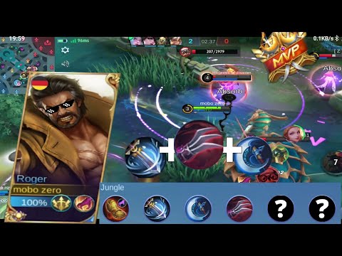 new gameplay with roger full damge build🤩 | mobile legends:bang bang