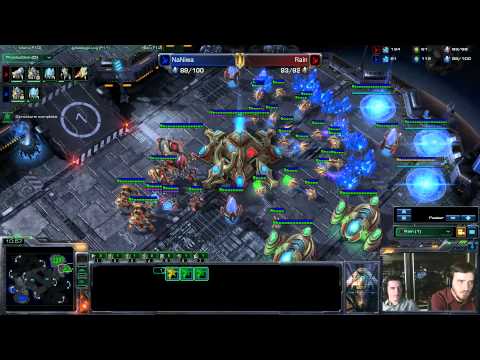 Starcraft2 - Rain (P) vs Naniwa (P) - Game 1of2 - Commentary by Axeltoss & Axslav - MvP Invitational