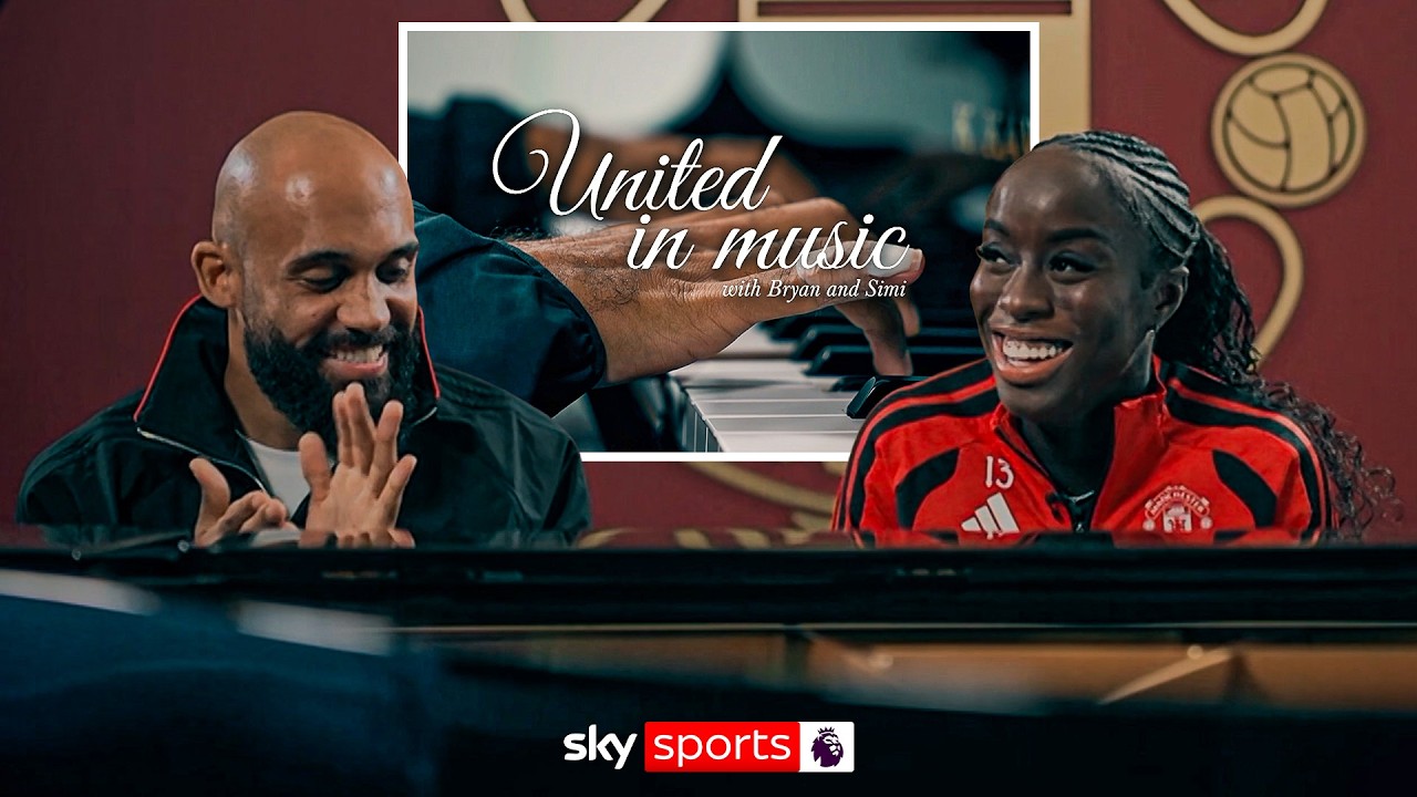Bryan Mbeumo & Simi Awujo play piano and talk Manchester United 🎹🔴