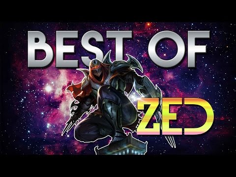 Best of Zed Montage lessqq / Faker / Bjergsen - League of Legends LoL