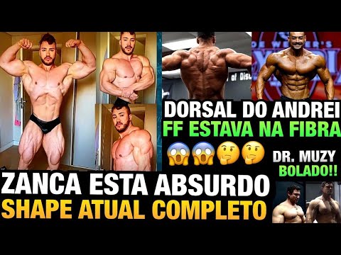 ZANCA ESTÁ ENORME (SHAPE ATUAL) - FRANCO ESTAVA MUITO SECO - ANDREI COM DORSAL INSANA E MAIS