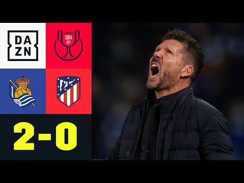 Keine Chance für Rojiblancos: Real Sociedad - Atletico Madrid 2:0 | Copa del Rey | DAZN Highlights