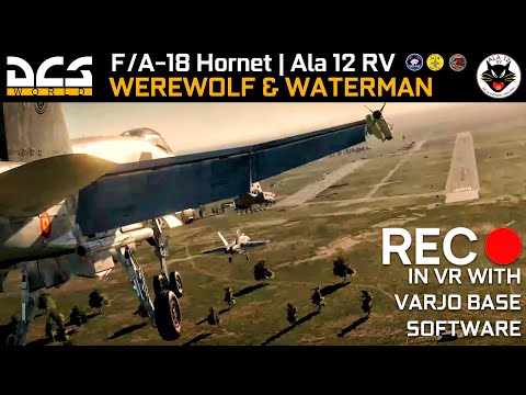 DCS WORLD | F/A-18 HORNET | Ala12RV | Werewolf & Waterman | UltraWide Footage | Varjo Aero 4K VR