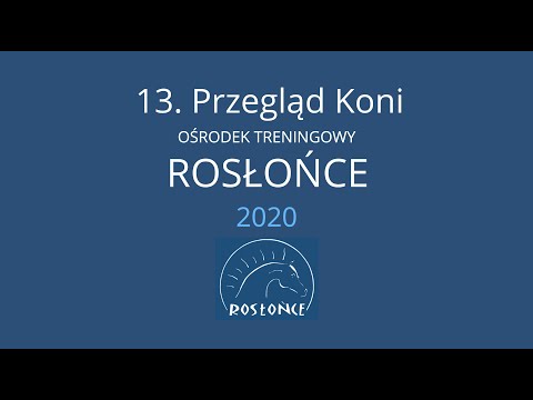 13 przegląd Koni ośrodek treningowy - Stajnia Rosłońce 2020