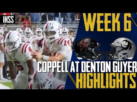 Epic Denton Showdown: Guyer vs Capell Highlights | High School Football Drama