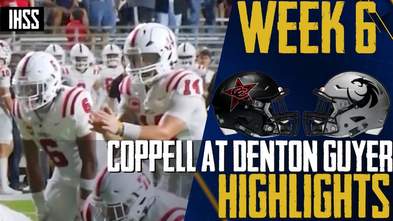 Epic Denton Showdown: Guyer vs Capell Highlights | High School Football Drama