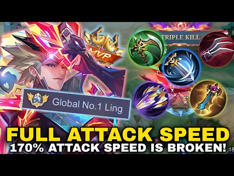 LING FULL ATTACK SPEED BUILD 170% ATTACK SPEED IS BROKEN!! | LING NEOBEAST FASTHAND GAMEPLAY 2026