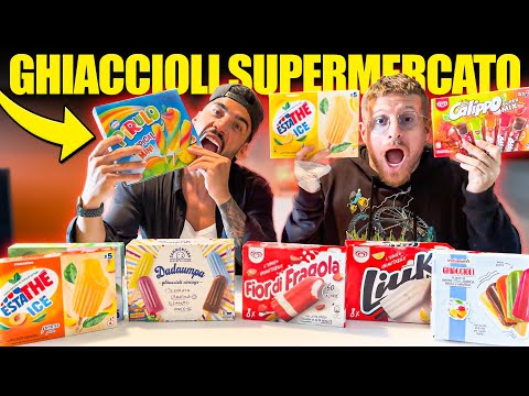 LET'S TRY ALL THE EXISTING POPSICLES IN THE SUPERMARKET - ABSURD I FOUND THE ESTATHÈ POPSICLES!