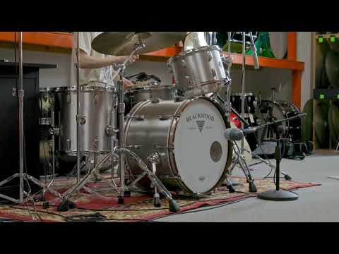 Blackwood Drum Co. Aluminum Drum Set 14x22 9x13 and 15x16 image 8