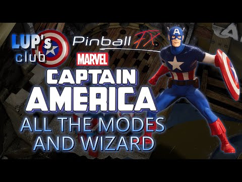 Pinball FX 🟡 Marvel Pinball: Captain America ► All the modes & Wizard (405M)