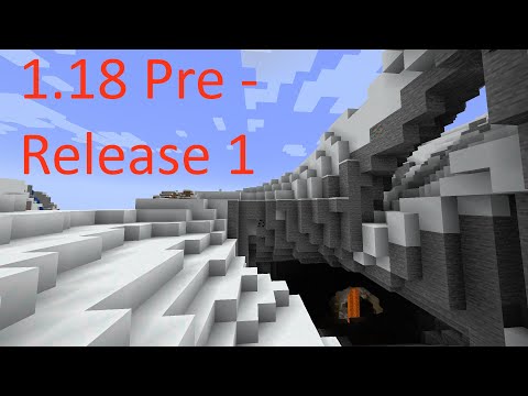 Minecraft Snapshot 1.18 pre-release 1