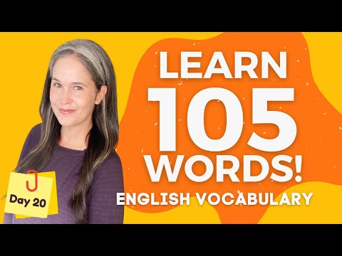 LEARN 105 ENGLISH VOCABULARY WORDS | DAY 20