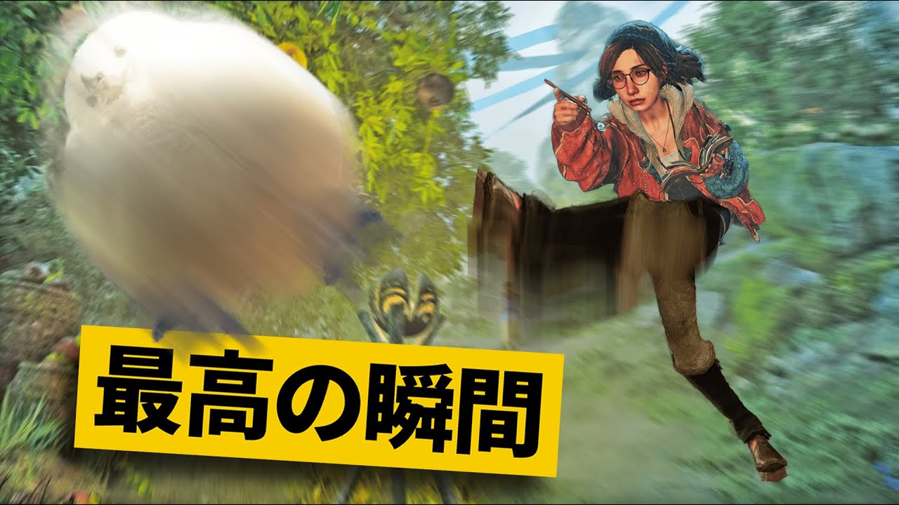【最高の瞬間30選】環境生物を蹴り飛ばす受付嬢にドン引きする瞬間ｗ神業面白プレイ最高の瞬間！【モンハンワイルズ/Monster Hunter】】